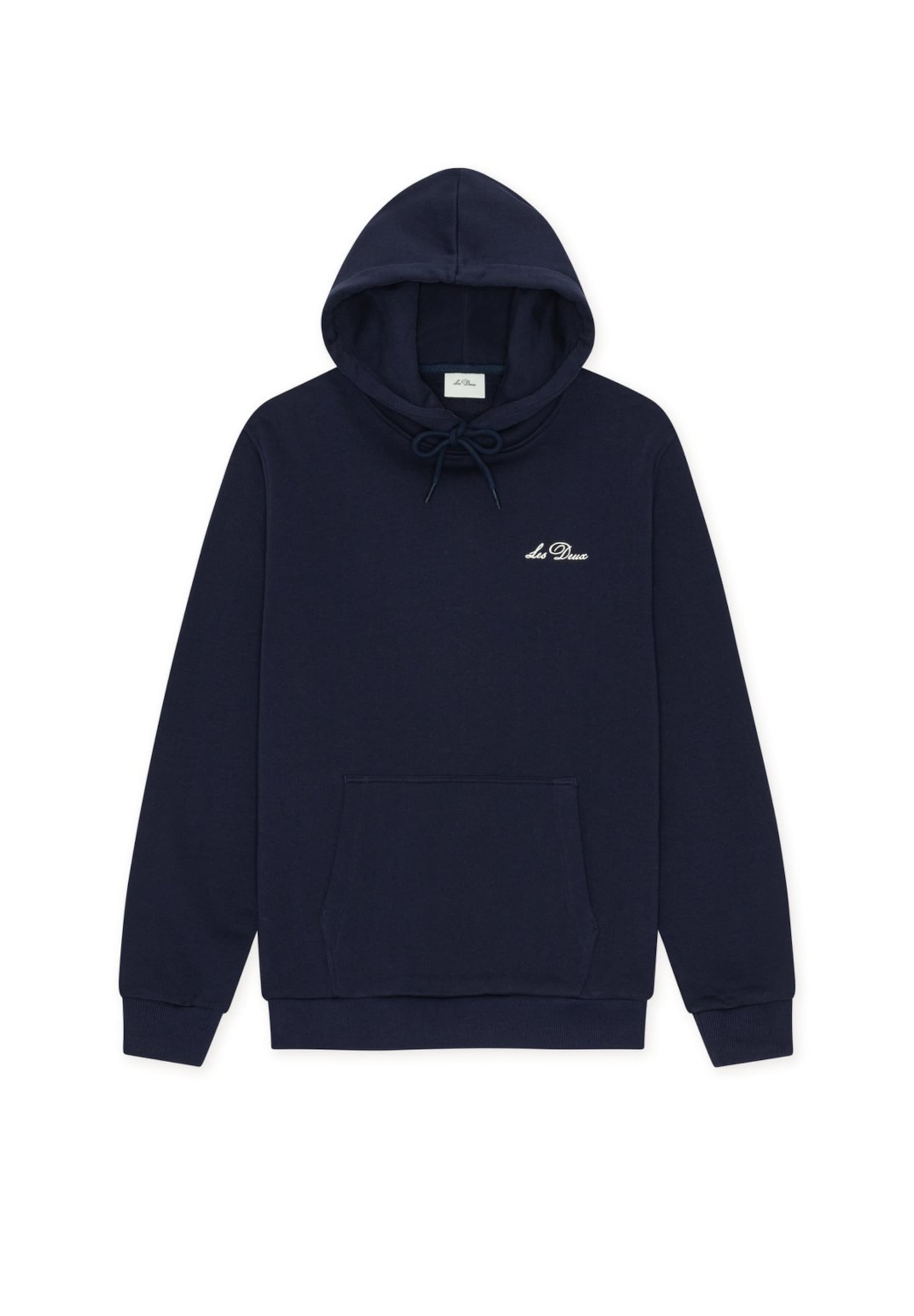 Les Deux Sweatshirt 'Signature' i blå: forside
