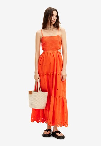 Desigual Šaty - Oranžová: predná strana