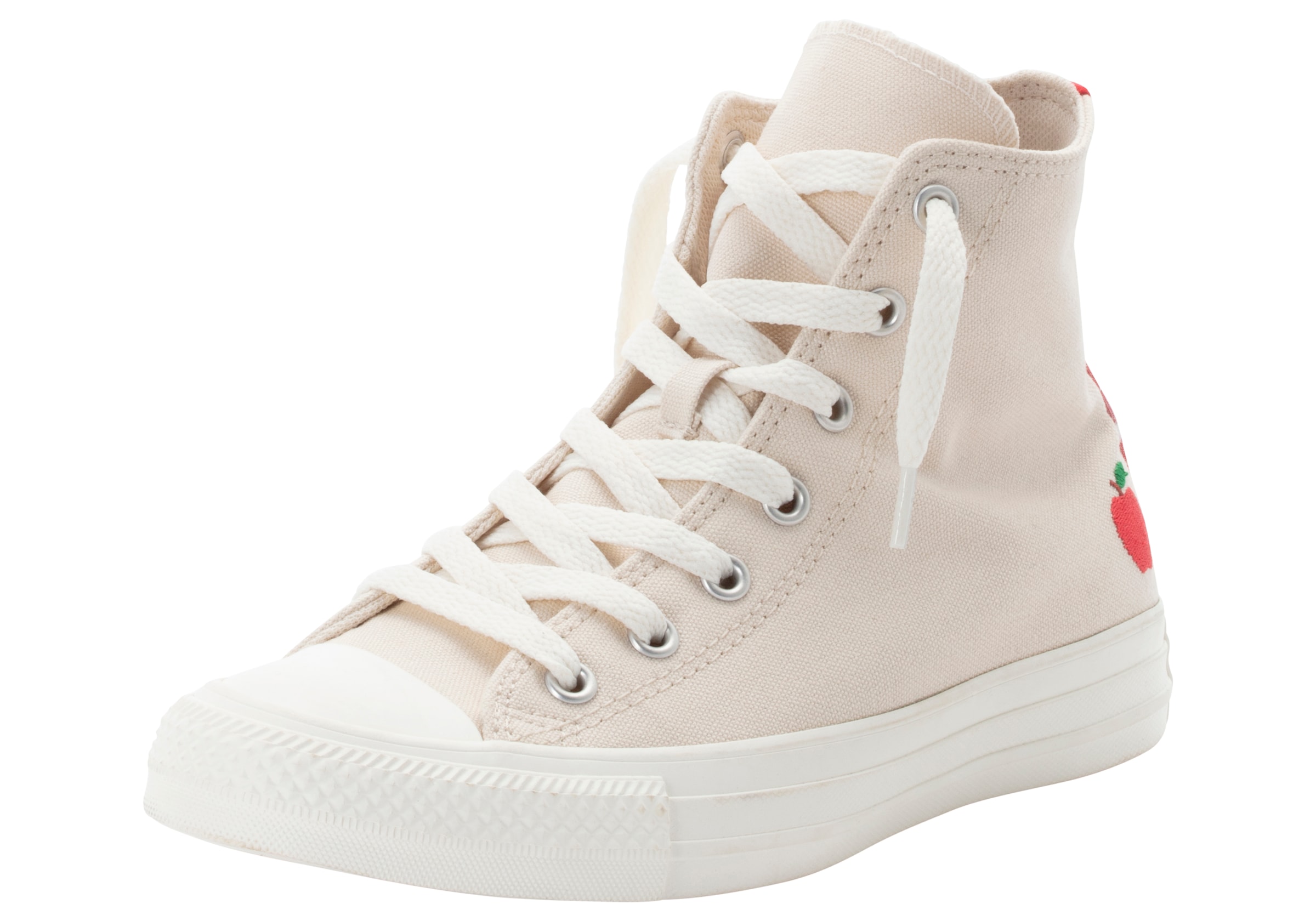 CONVERSE High-Top Sneakers in Beige: front