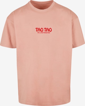 F4NT4STIC Shirt 'Tao Tao Heroes of Childhood' in Roze: voorkant
