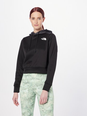 THE NORTH FACE Athletic Sweatshirt in Black: front