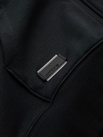 Ombre Sweat jacket 'OM-SSBZ-0160' in Black