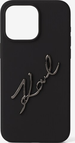 Karl Lagerfeld Smartphone Case in Black: front