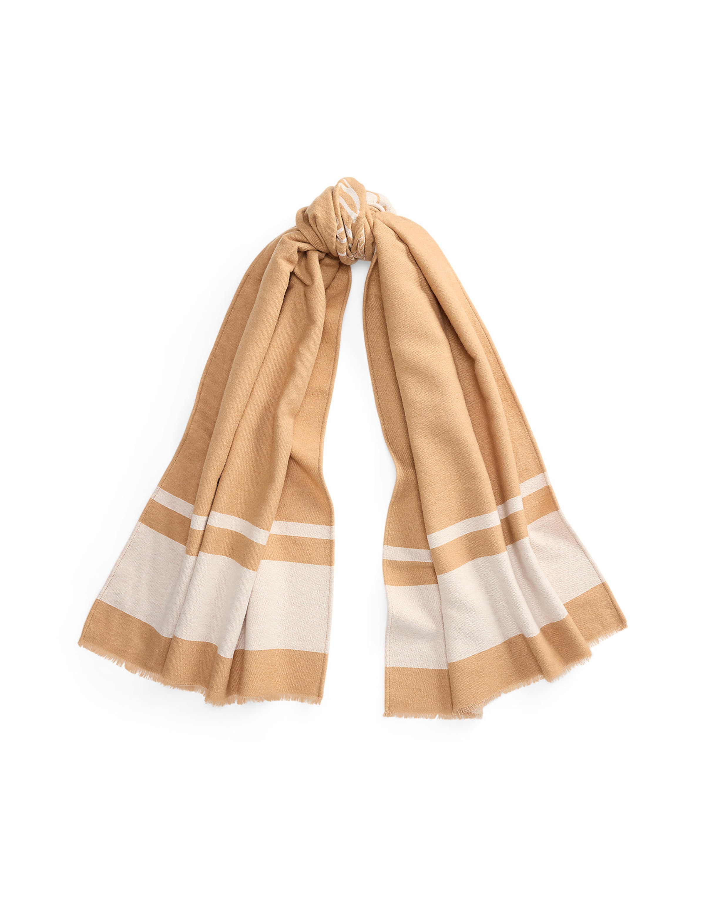 Lauren Ralph Lauren - Chal en beige: frente