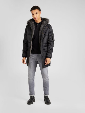 Gianni Kavanagh Winter Coat in Black