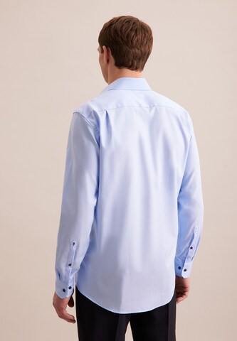SEIDENSTICKER Comfort fit Zakelijk overhemd 'Smart Essentials' in Blauw