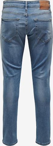 Regular Jeans 'Loom' de la Only & Sons pe albastru