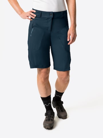 VAUDE Regular Outdoor Pants 'W Altissimo STS II' in Blue: front