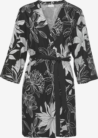 LASCANA Kimono | črna barva: sprednja stran