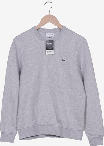 LACOSTE Sweatshirt & Zip-Up Hoodie in M in Grey: front