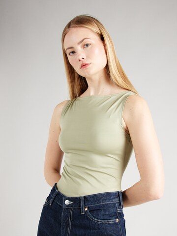 Top 'Annie' di WEEKDAY in verde: frontale