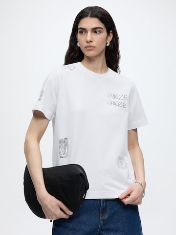Samsøe Samsøe - Camiseta 'Sacamino' en blanco