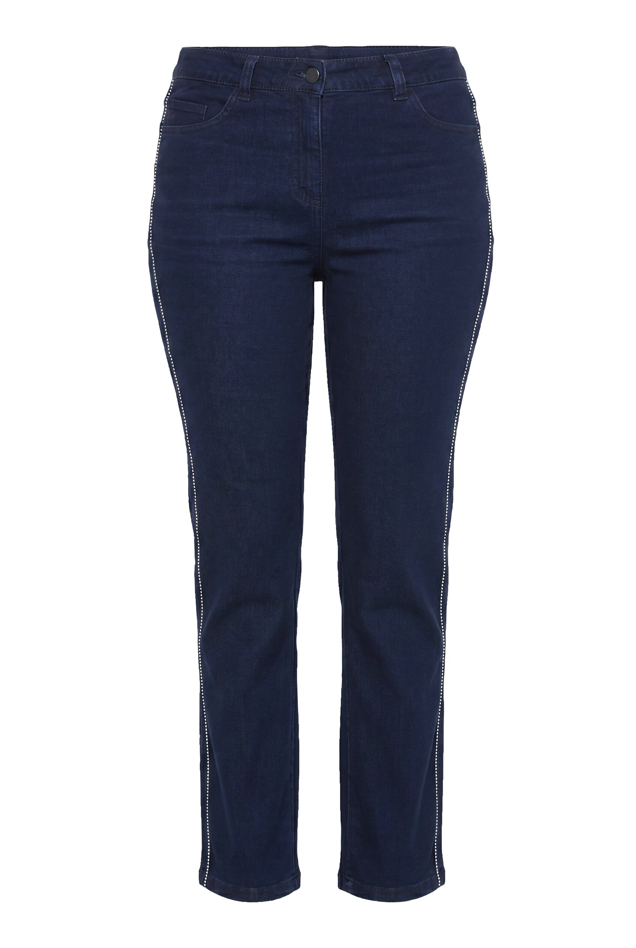 Ulla Popken Jeans in 32-33 in de kleur Blauw denim, Productweergave