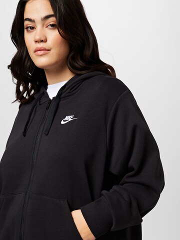 Nike Sportswear Sports sweat jacket in Black