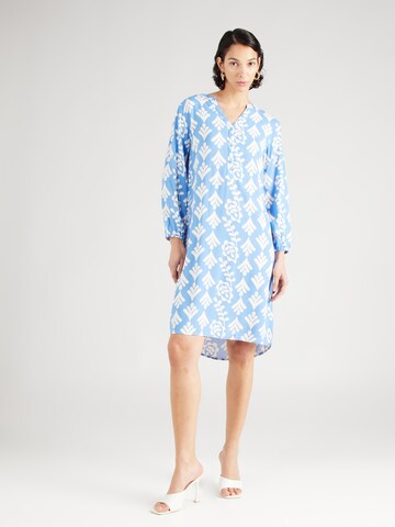 Robe-chemise Sublevel en bleu : devant