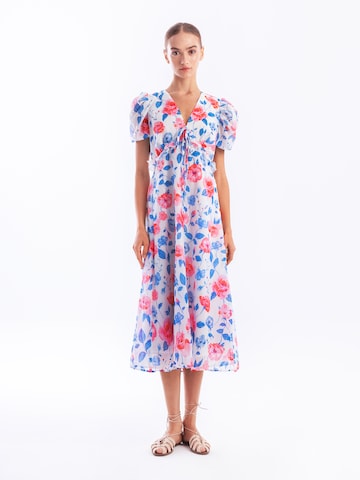 Robe Haris Cotton en blanc
