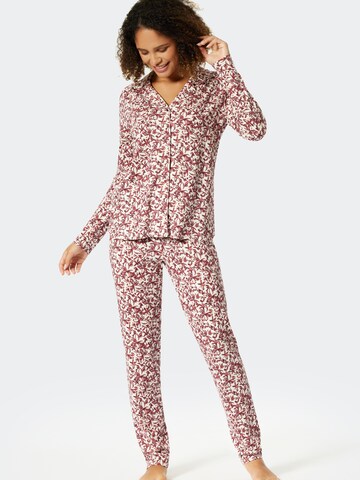 SCHIESSER Pyjama in Lila
