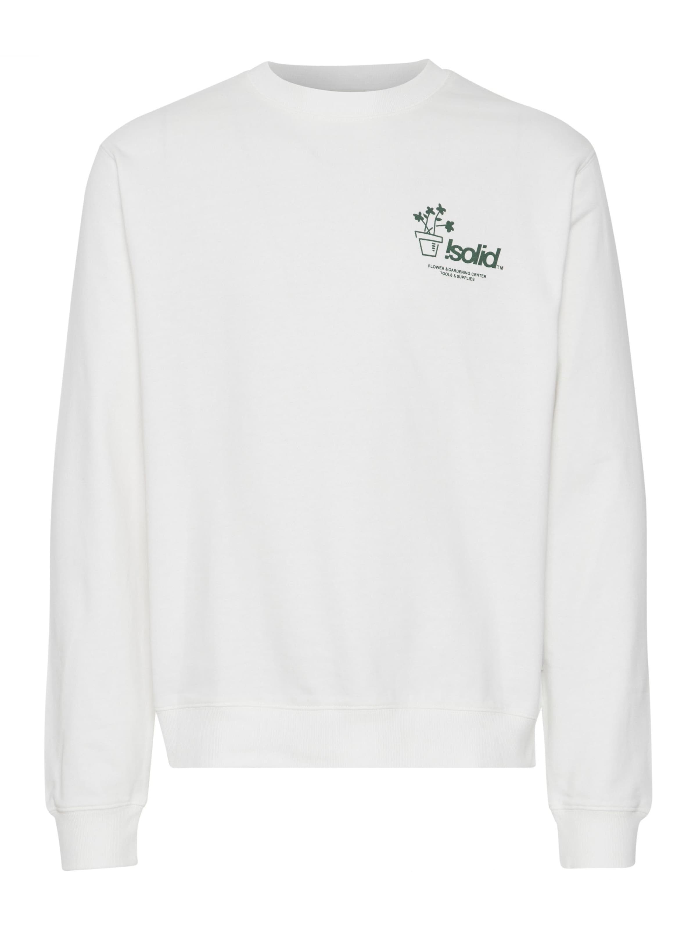Sweat-shirt 'Imran ' !Solid en blanc : devant