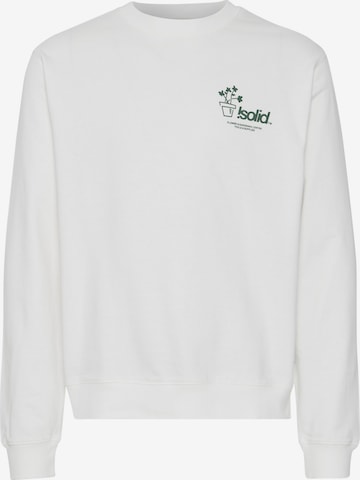 !Solid Sweatshirt 'Imran ' in Wit: voorkant