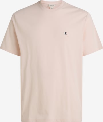 T-Shirt Calvin Klein Jeans en rose : devant
