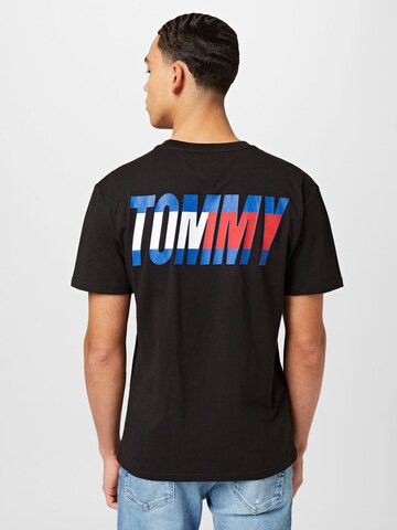 Tommy Jeans T-Shirt 'Classic Essential' in Schwarz