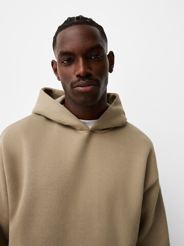 Bershka Sweatshirt in Beige