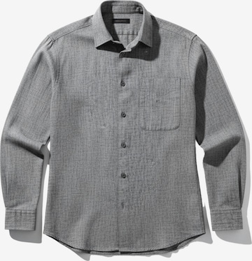 Kleidermafia Comfort Fit Paita 'Regular Fit Cotton Pocket Shirt - Anthracite' värissä harmaa: etupuoli