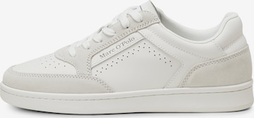 Baskets basses Marc O'Polo en blanc : devant