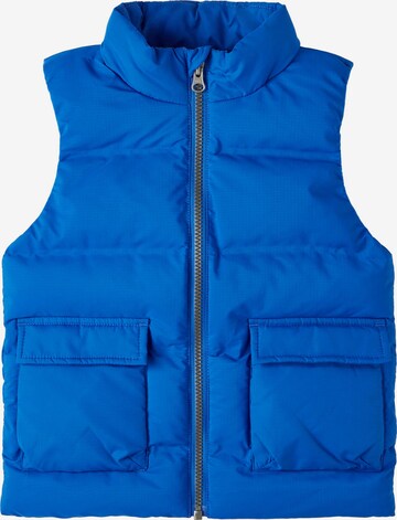 Gilet 'MELLOW' NAME IT en bleu : devant