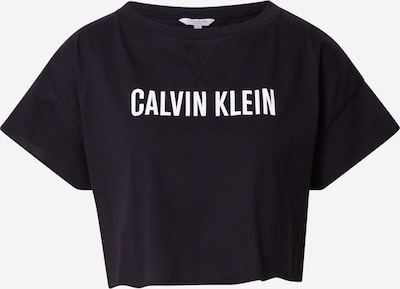 Calvin Klein Swimwear Тениска в черно / бяло, Преглед на продукта