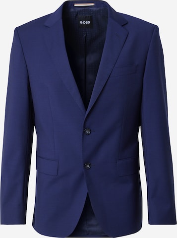 Coupe slim Veste de costume 'H-Huge' BOSS en bleu : devant