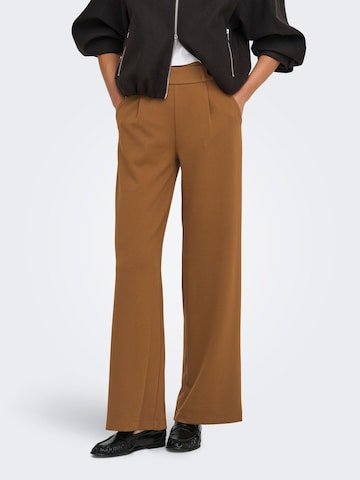 Wide Leg Pantalon à pince 'JDYGeggo' JDY en marron : devant