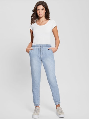 GUESS Tapered Jeggings in Blau