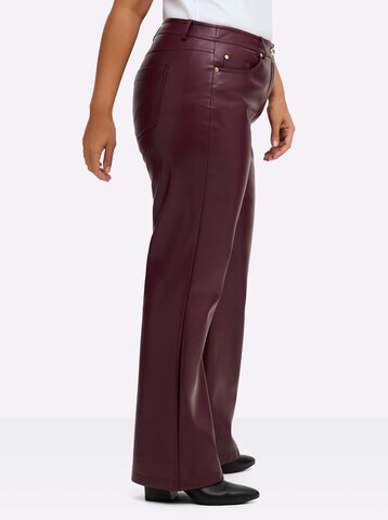 SHEEGO Bootcut Nadrág - piros