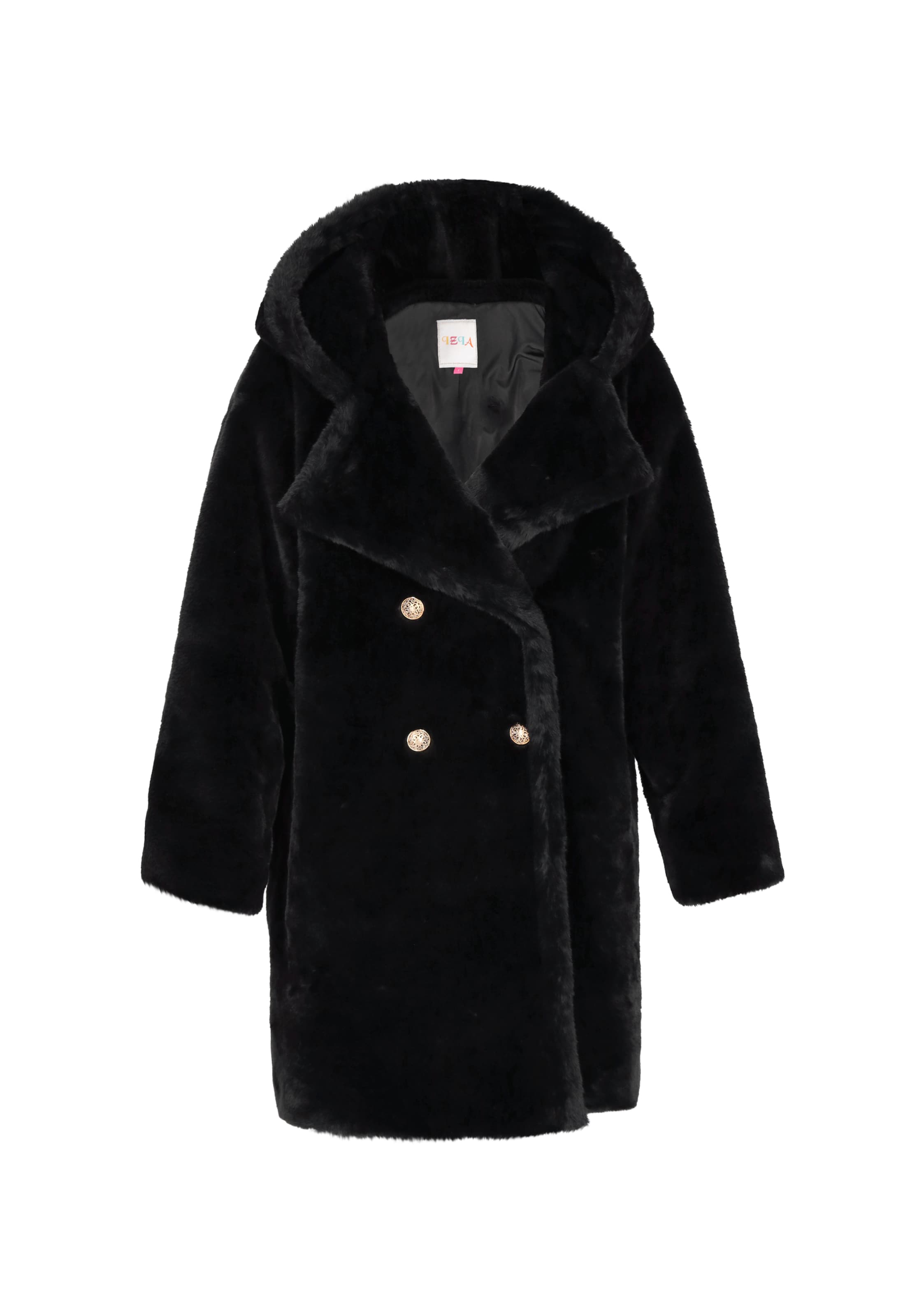 IZIA Преходно палто в черно: отпред