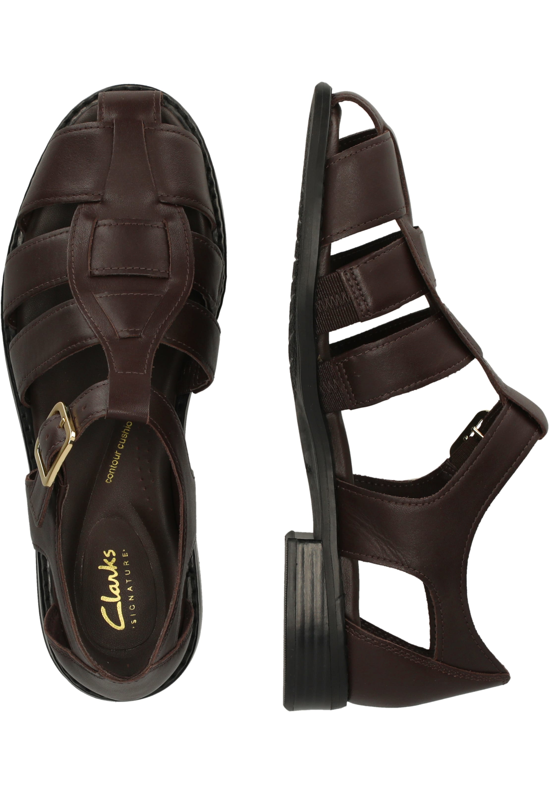 CLARKS Sandaal 'Hana Sun' in Bruin