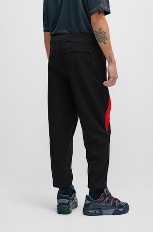 HUGO Red Tapered Pants 'Dechnical' in Black