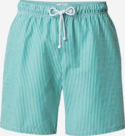 DAN FOX APPAREL Pantalón 'Nino' en verde / blanco, Vista del producto