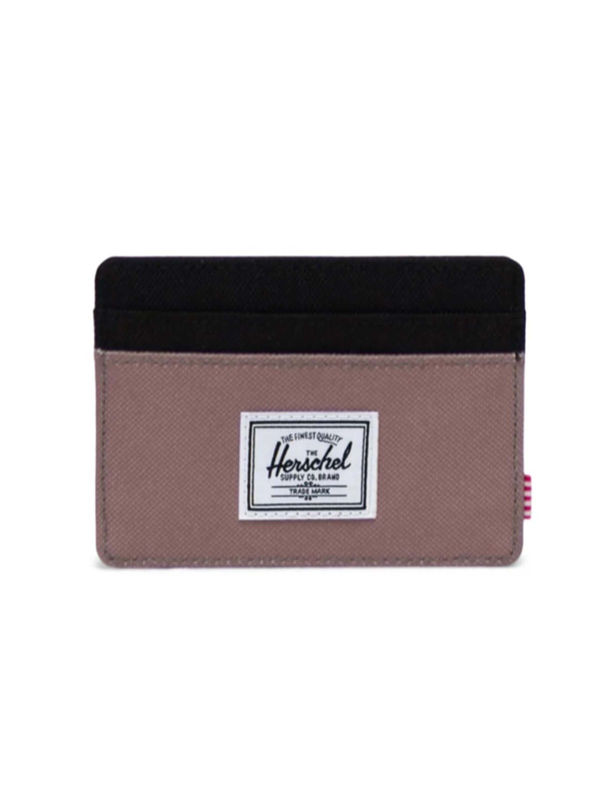 Herschel Tegnebog 'Charlie Cardholder Taupe Grey / Black' i blandingsfarvet: forside