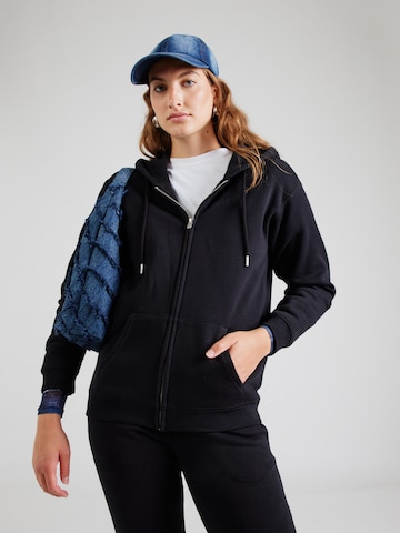 ROXY Sweatvest 'SURF STOKED' in Zwart: voorkant