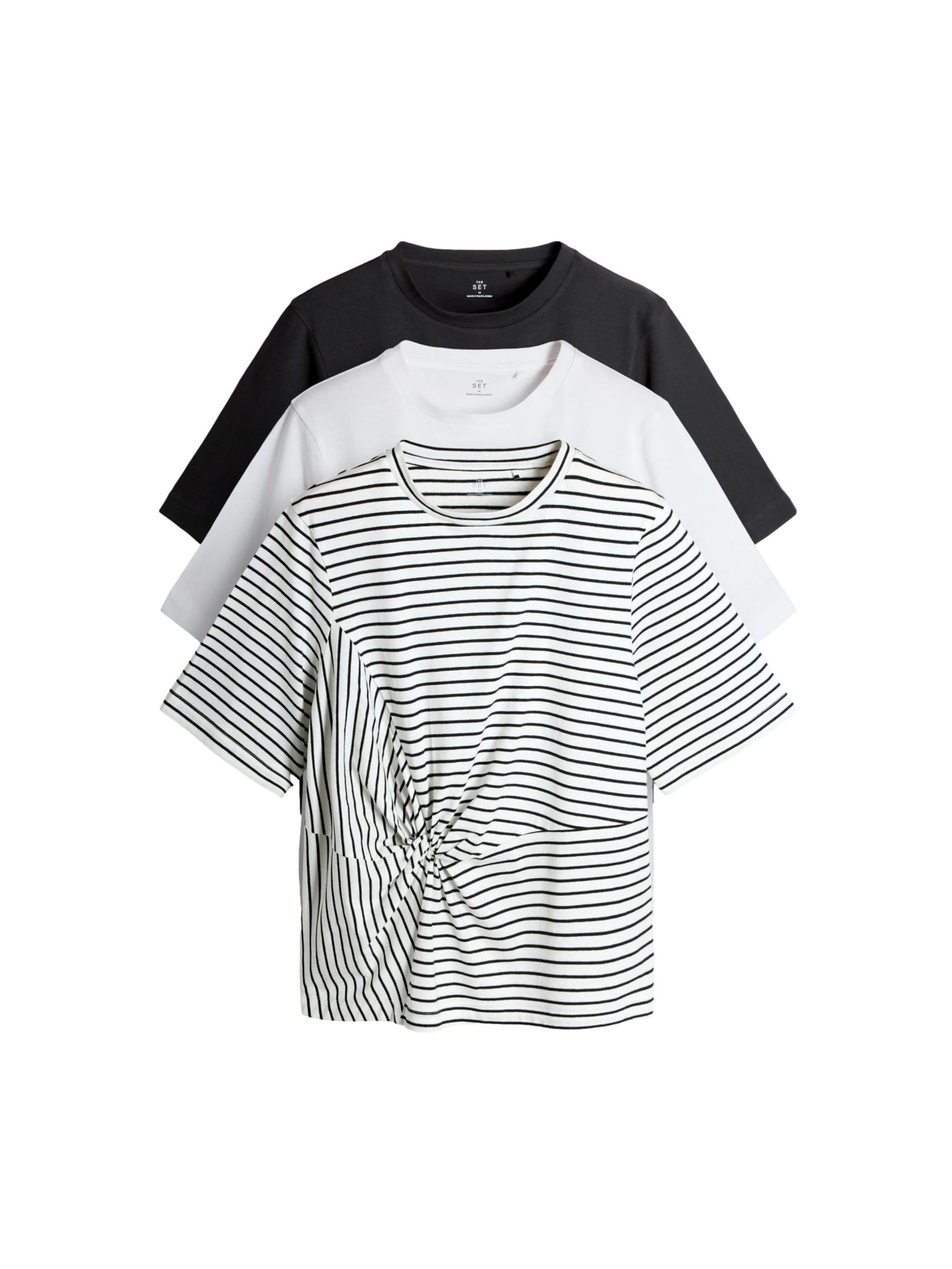 The Set Póló - fekete: elől