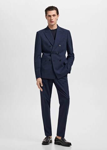 MANGO MAN Regular Hose 'Monaco' in Blau