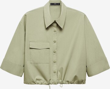 MANGO Blouse in Green: front