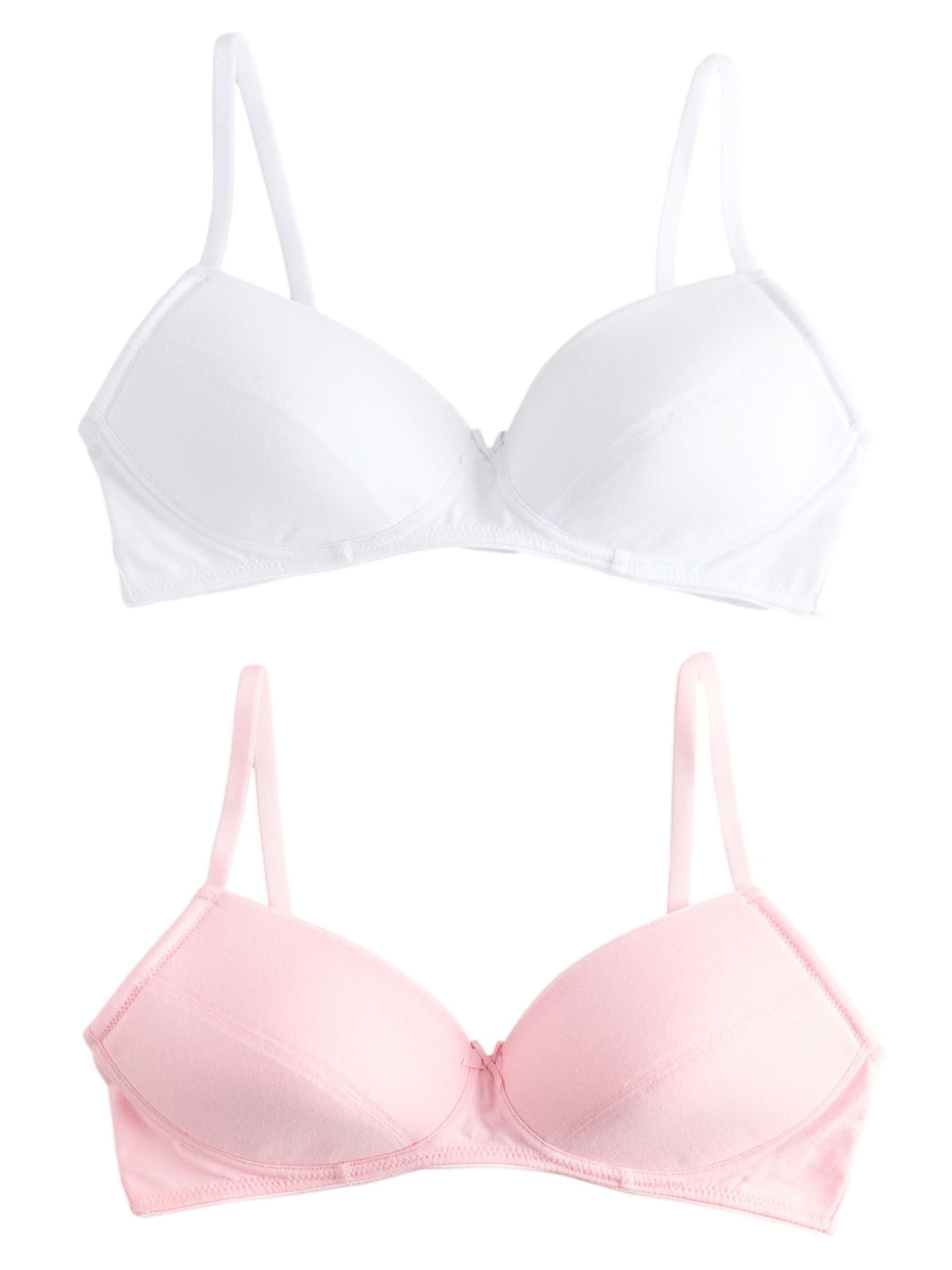 Next Бюстгальтер под футболку Бюстгальтер в Ярко-розовый: спереди