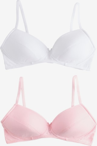 rožinė Next Marškinėliai Liemenėlė: priekis