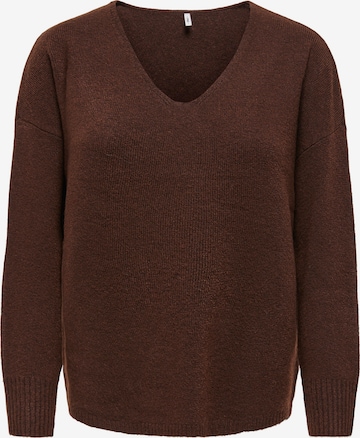 ONLY Pullover 'ONLRICA' in Braun: Vorderseite