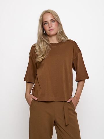 Peppercorn Top 'Fiola' – hnědá: přední strana