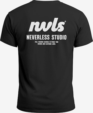 Neverless Shirt 'NVLS Studio' in Black: front
