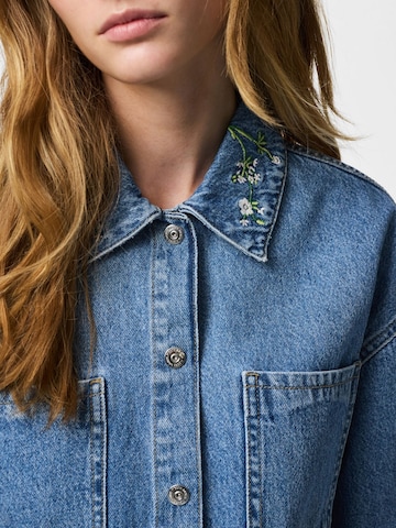 PIECES Blouse 'PCSKY' in Blue