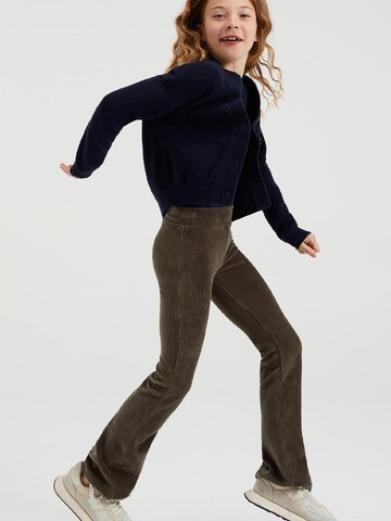 WE Fashion Flared Leggings i grøn